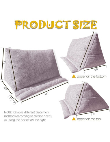Almohada Soporte para Libros y Tablets WARMTONE Malva