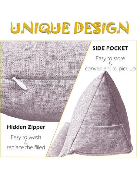 Almohada Soporte para Libros y Tablets WARMTONE Malva