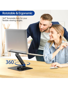 Soporte para Laptop BESIGN LS12 Ergonómico Ajustable 10-14" 2