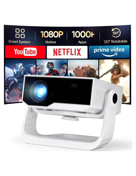 Proyector Mini Portátil Wielio GC06C 1080P WiFi Bluetooth