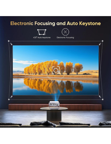 Proyector Mini Portátil Wielio GC06C 1080P WiFi Bluetooth