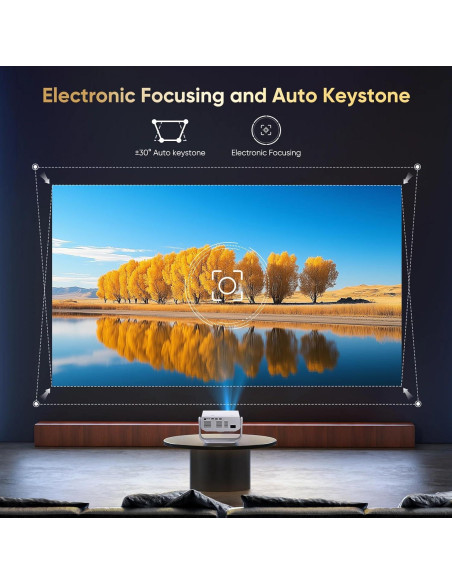 Proyector Mini Portátil Wielio GC06C 1080P WiFi Bluetooth