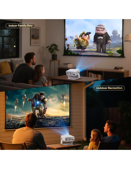 Proyector Mini Portátil Wielio GC06C 1080P WiFi Bluetooth