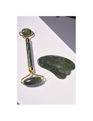 Rodillo de Jade y Gua Sha The Occult - Cuidado Facial Natural