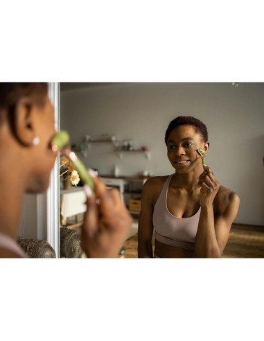 Rodillo de Jade y Gua Sha The Occult - Cuidado Facial Natural