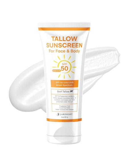 Protector Solar Mineral Jardient SPF 50 - 85 g, Sin Película Blanca