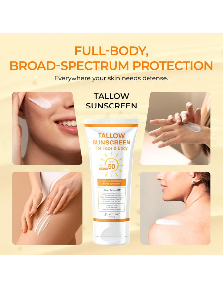 Protector Solar Mineral Jardient SPF 50 - 85 g, Sin Película Blanca