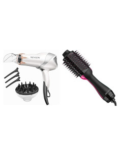 Secador de Pelo Infrarrojo Revlon 1875W + Cepillo Voluminizador