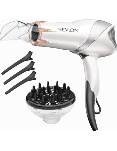 Secador de Pelo Infrarrojo Revlon 1875W + Cepillo Voluminizador 2