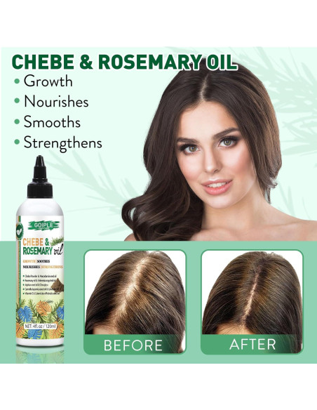 Aceite de Chebe y Romero WOZUTUNT 118 ml - Crecimiento Cabello