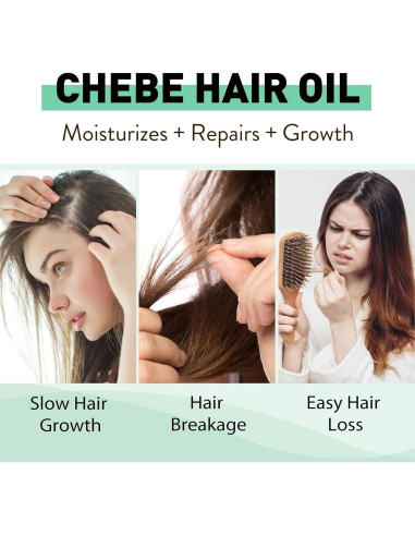 Aceite de Chebe y Romero WOZUTUNT 118 ml - Crecimiento Cabello