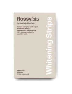 Tiras Blanqueadoras de Dientes Flossy Labs PAP+, 28 Unidades