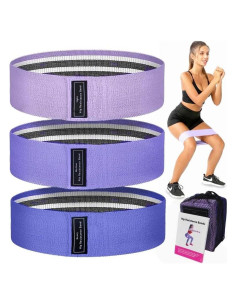 Conjunto de Bandas de Resistencia Genérico 3 Niveles Tela Antideslizante