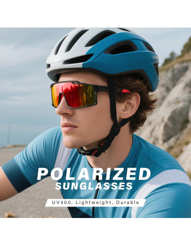 Gafas de sol deportivas polarizadas DioKiw para hombres UV