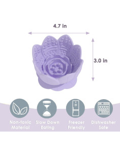 Tazón Lamer para Perros AVYDIIF 12x12cm Antideslizante 2