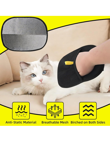 Guantes de Aseo Reutilizables RBUKJT para Gatos y Perros