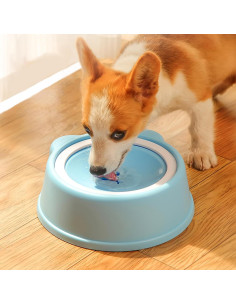 Cuenco de Agua Antideslizante Yaruiguang 1L para Perros y Gatos 2