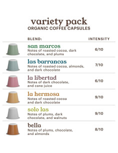 Cápsulas de Café Orgánico G Grana 60 Unidades para Nespresso 2