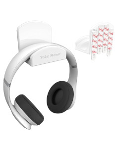 Soporte para Auriculares TotalMount Blanco Premium - Montaje en Pared
