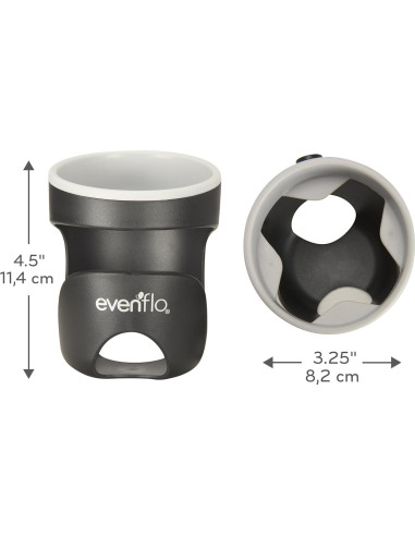 Soporte Universal para Tazas Evenflo Negro - Clamp Ajustable