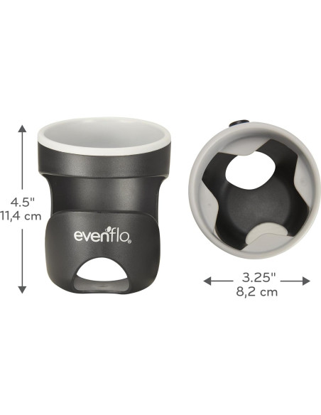Soporte Universal para Tazas Evenflo Negro - Clamp Ajustable