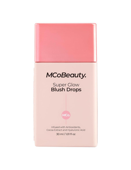 MCoBeauty Super Glow Blush Drops 30 ml Rubor Rosa Cosméticos Veganos