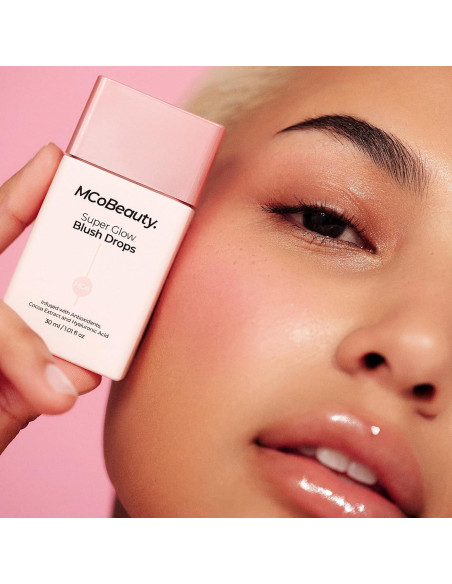 MCoBeauty Super Glow Blush Drops 30 ml Rubor Rosa Cosméticos Veganos