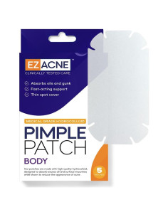 Parches para Granos Extra Grandes EZACNE - Hidrocoloide Médico 5 Unidades