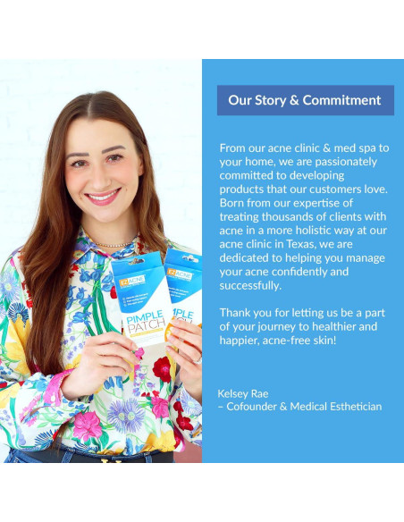 Parches para Granos Extra Grandes EZACNE - Hidrocoloide Médico 5 Unidades