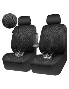 Cubiertas de Asiento Delantero Impermeables CAR PASS Neopreno Negro