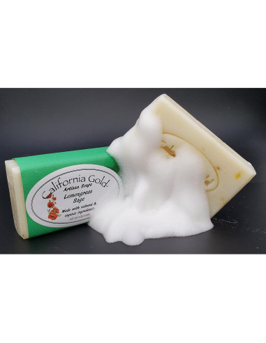 Jabón Natural de Hierba Limón y Salvia California Gold 340g