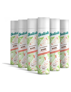 Champú Seco Batiste Bare 198 ml Pack de 6 - Sin Aroma Fuerte