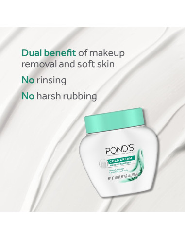 Crema Fría POND'S Limpiador Facial 269 g Hidratante y Desmaquillante