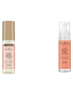 Paquete SheaMoisture Aceite Brillante Coco Hibisco 93.5ml + Mousse 212.6ml