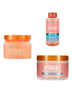Set de Cuidado de Piel Tree Hut Vitamina C - Exfoliante, Gel y Manteca
