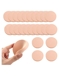 Esponjas de Maquillaje Puff WEIAN 25 Pcs para Base y Polvo