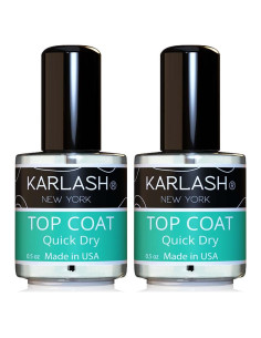 Esmalte de Uñas Rápido Secado Karlash 15ml Brillante (2 Piezas)
