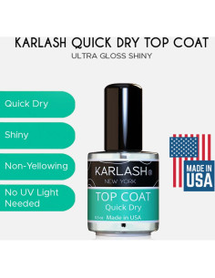 Esmalte de Uñas Rápido Secado Karlash 15ml Brillante (2 Piezas) 2