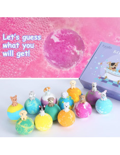 Bombas de Baño Excalla con Juguetes Sorpresa - 12 Pcs 2