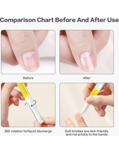 Aceite de Crecimiento y Reparación de Uñas Brother Cosmetics 3PCS 2