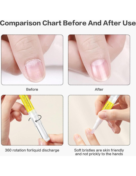 Aceite de Crecimiento y Reparación de Uñas Brother Cosmetics 3PCS