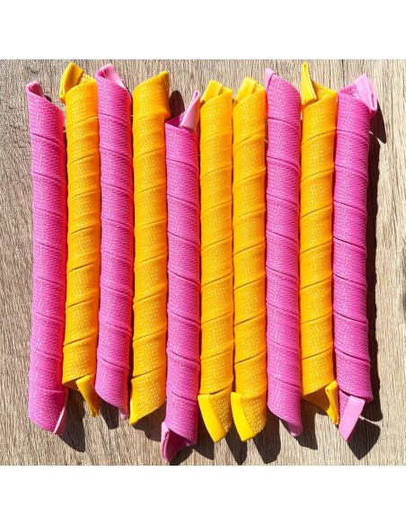 Rulos Espirales Sin Calor Aimin 50pcs 56cm para Cabello Largo