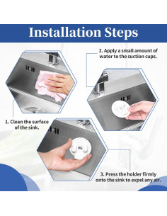 Paquete de 5 Soportes para Esponjas Scrub Daddy con Ventosa 2