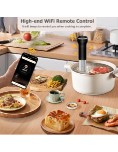 Cocedor Sous Vide WiFi Cattleman Cuisine 1000W 16L Acero Inoxidable 2