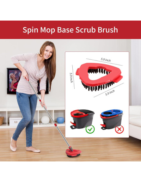 Cabezal de Repuesto O-Cedar EasyWring 1 Tanque Triangular Rojo