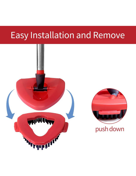 Cabezal de Repuesto O-Cedar EasyWring 1 Tanque Triangular Rojo