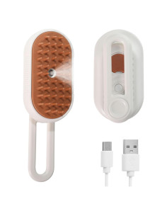 Cepillo de Vapor 3 en 1 Toocoolzoo para Gatos y Perros - Blanco