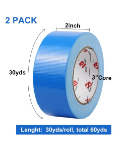 Cinta Adhesiva Resistente Azul JIALAI HOME 5cm x 27.43m 2