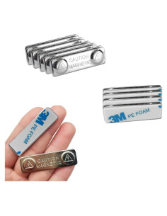 Etiquetas de Nombre Magnéticas AplysiaTech, Paquete de 10 Unidades