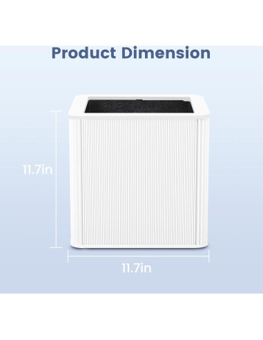 Filtros de Reemplazo H13 2 Pack KEYINGXUAN para Blue Pure 211+